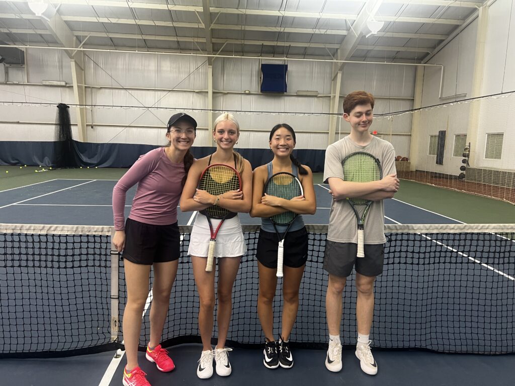 Tennis group at Alpha in Harmar, PA