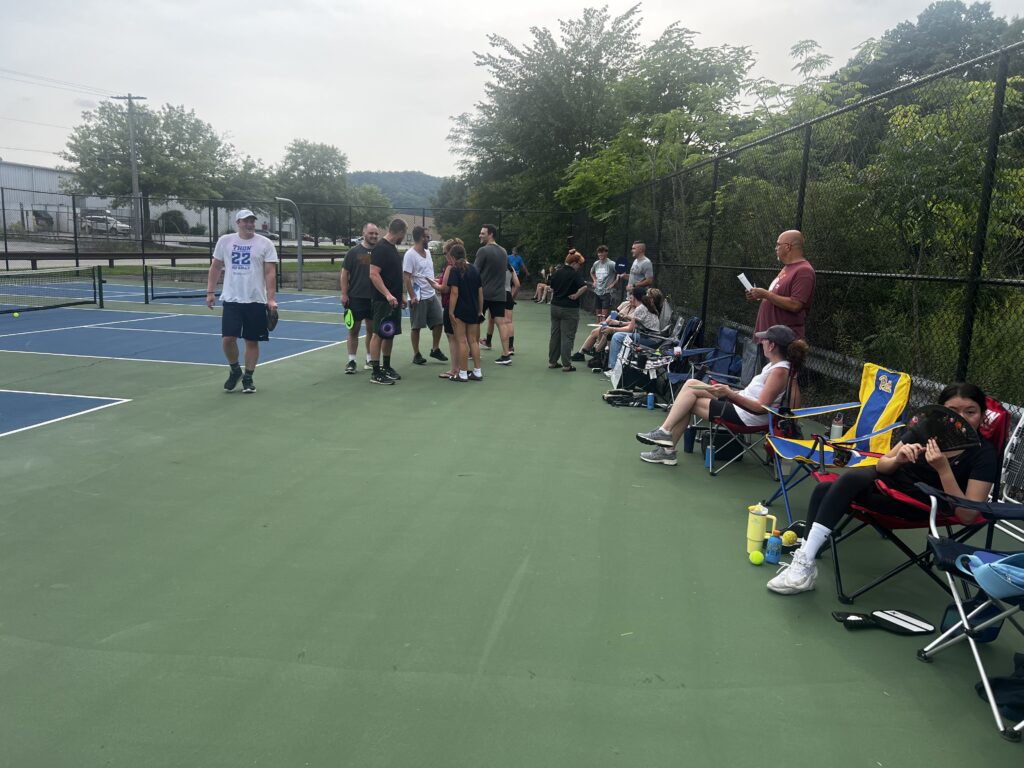 pickleball players