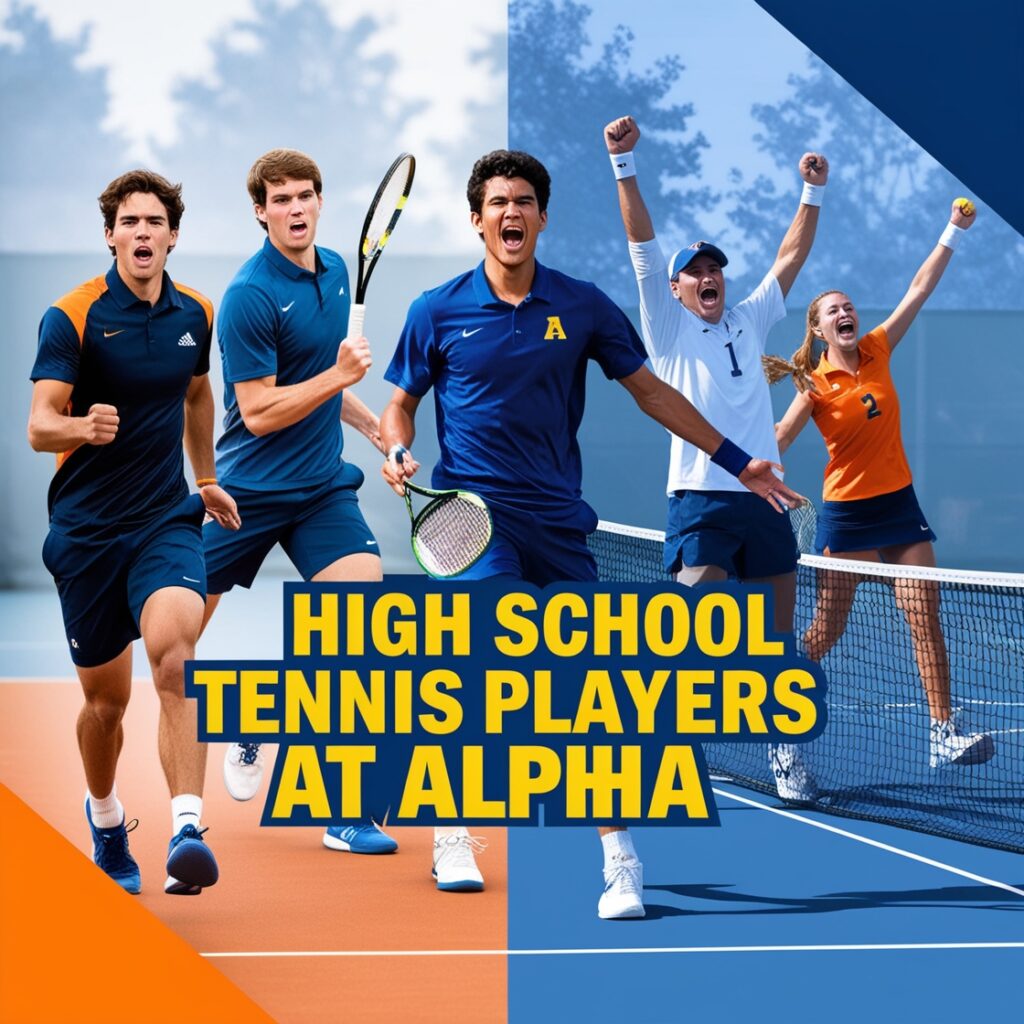 high school tennis players