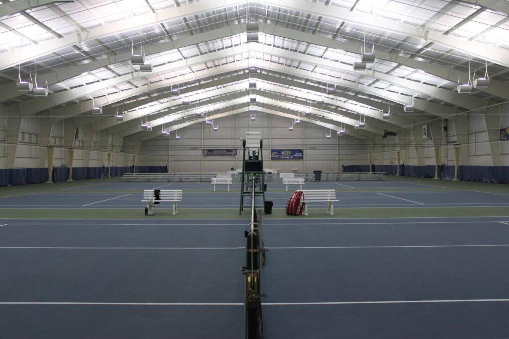 tennis courts inside
